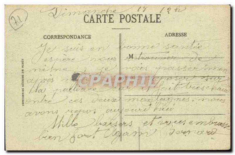 Chagny Old Postcard The castle