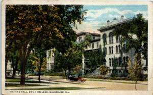 1920s Whiting Hall Knox College Galesburg Illinois Postcard