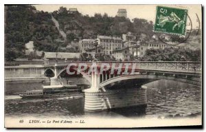 Postcard Old Lyon Le Pont d'Ainay