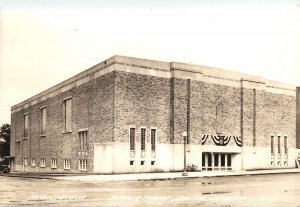 RPPC Postcard Auditorium Watertown SD  Codington County