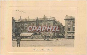 Old Postcard Reims Place Royale