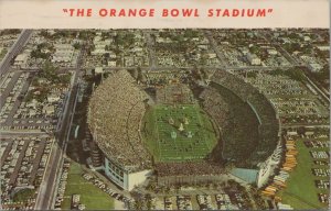 Postcard Home of The Orange Bowl Classic Stadium Miami FL