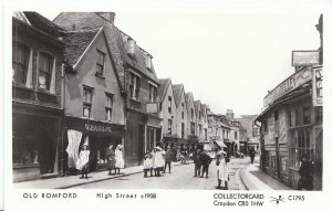 Essex Postcard - Old Romford - High Street c1908 - M661