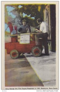 King George 3rd, Fire Engine Presented in 1787, Shelburne, Nova Scotia, Canad...