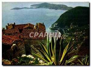 Postcard Modern colors and light of the French Riviera France miracle of natu...
