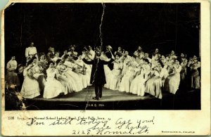 Iowa State Normal School Ladies' Band Cedar Falls  Iowa Postcard 1906 Student