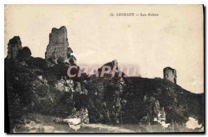 Carte Postale Ancienne Crozant Ruins