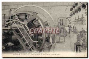 Postcard Old Automobile Factory Michelin Clermont Ferrand Dynamo Machine 1500...