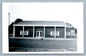 CHEROKEE IA STEELE STATE BANK VINTAGE REAL PHOTO POSTCARD RPPC