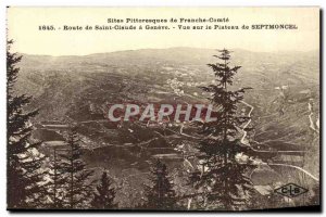 Old Postcard Saint Claude Geneva View Plateau Septmoncel