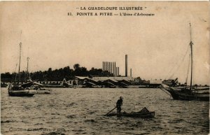 PC CPA GUADELOUPE, CARIBBEAN, POINTE A PITRE, Vintage Postcard (b19913)