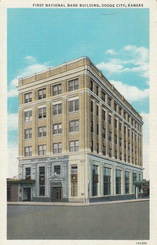 DODGE CITY , Kansas , 1910s ; First National Bank