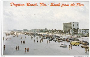 DAYTONA BEACH , Florida , 40-60s : South from the Pier