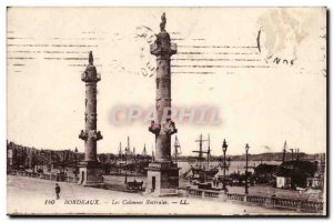 Bordeaux Old Postcard The rostral columns