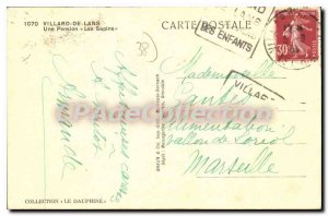 Old Postcard Villard De Lans A Pension