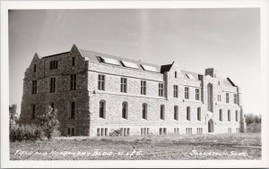 Saskatoon SK Field & Husbandry Building U fo S Saskatchewan RPPC Postcard F90