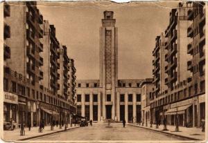 CPA VILLEURBANNE Avenue de l'Hotel de Ville et l'Hotel de Ville (614334)