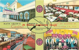 8 Postcards, Chicago Illinois, Restaurants, Interiors, Exteriors, Advertising