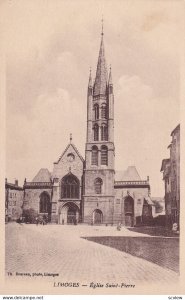 LIMOGES, France, 1900-10s; Eglise Saint - Pierre