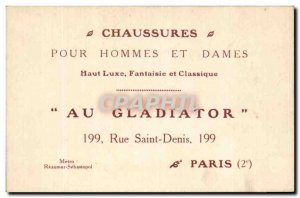 Shoes Business Card For Men And Women At Gladiator Rue Saint Denis Paris Reau...