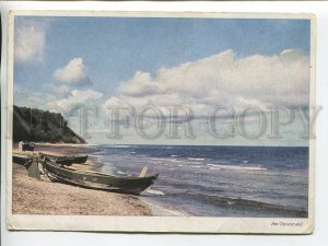 464291 Germany Poland Baltic sea coast boats postcard