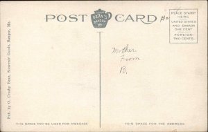 Bangor Maine ME Boat Steamship Vintage Postcard