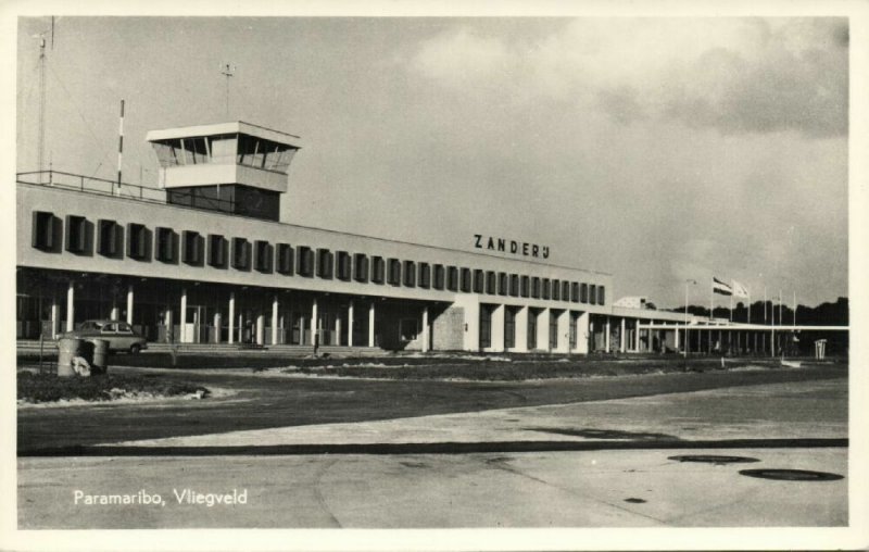 suriname, PARAMARIBO, Johan Adolf Pengel International Airport, Zanderij (1961)