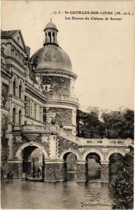 CPA St-GEORGES-sur-LOIRE Les Douves du Chateau de Serrant (253748)