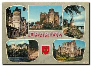 Postcard Modern Castles of Poitou Boivre The Messelière Touffou Tower to Cog...