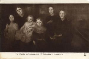 CPA Musée du Luxembourg E. CARRIERE - La Famille (307682)