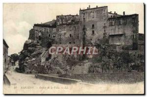 Postcard Sartene Old City Entrance