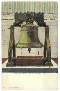 The Liberty Bell Glitter Philadelphia Pennsylvania Undivided Mailed 1907