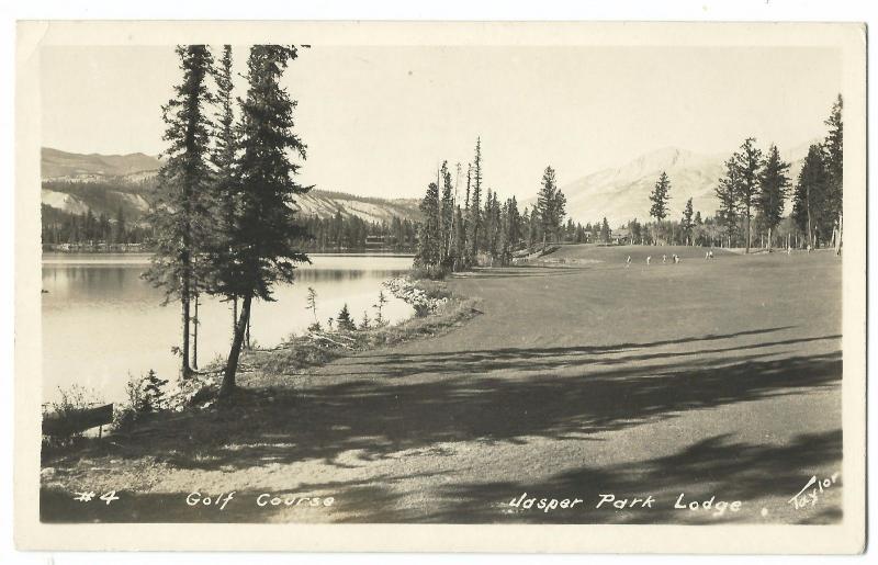 Canada, Alberta, Golf Course at Jasper Park Lodge RP PPC, Unposted