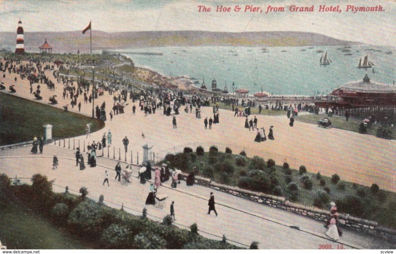 PLYMOUTH , Devon , England , UK , 1909 ; Hoe & Pier