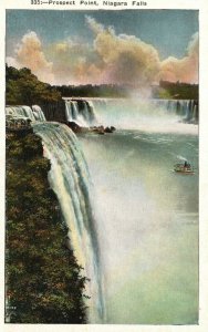 Vintage Postcard 1920's Prospect Point Niagara Falls NY New York