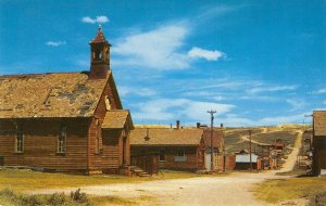 BODIE, CA Ghost Town California Mining Town 1950s Vintage Postcard