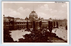 RPPC NÜRNBERG - Hauptbahnhof - Nuremberg GERMANY Postcard