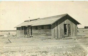 Battalion Mess Hall Kitchen Camp Cody 1920s Deming New Mexico Postcard 20-11213