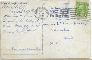 US. Used.  Indiana. Mailed 1931.