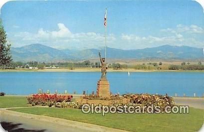 Boy Scout Monument & Lake Loveland Loveland, CO, USA Boy Scouts Scouting 1964 