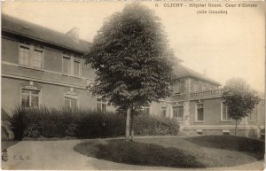 CPA Clichy Hopital Gouin cour d'entree (1314186)