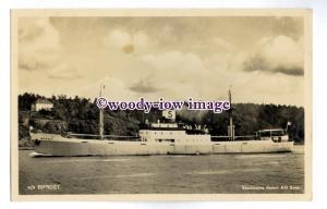 pf6296 - Swedish Svea Coaster- Bifrost , built 1945 - postcard