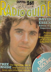 Roger Daltrey The Who Poster David Essex Capital Radio Free Disc 1976 DJ Magazin