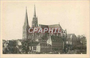 Postcard Old Chartres (Eure et Loir) The Cathedral
