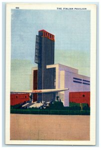 1933 The Italian Pavilion Chicago World's Fair Illinois IL Vintage Postcard