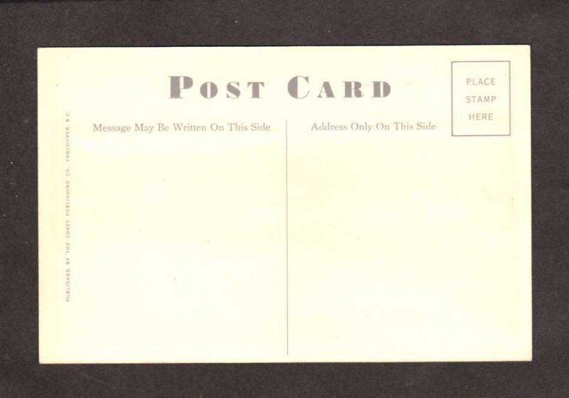 BC Shoal Bay Mount Mt Baker Victoria British Columbia Postcard Carte Postale