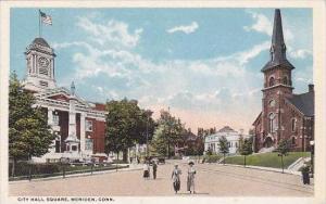 Connecticut Meriden City Hall Square