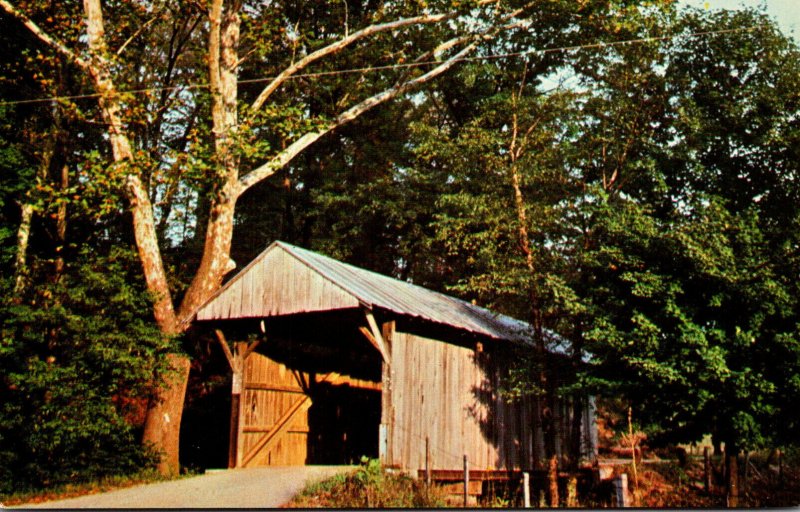 Salt Creek Covered Bridge Allensville Ohio