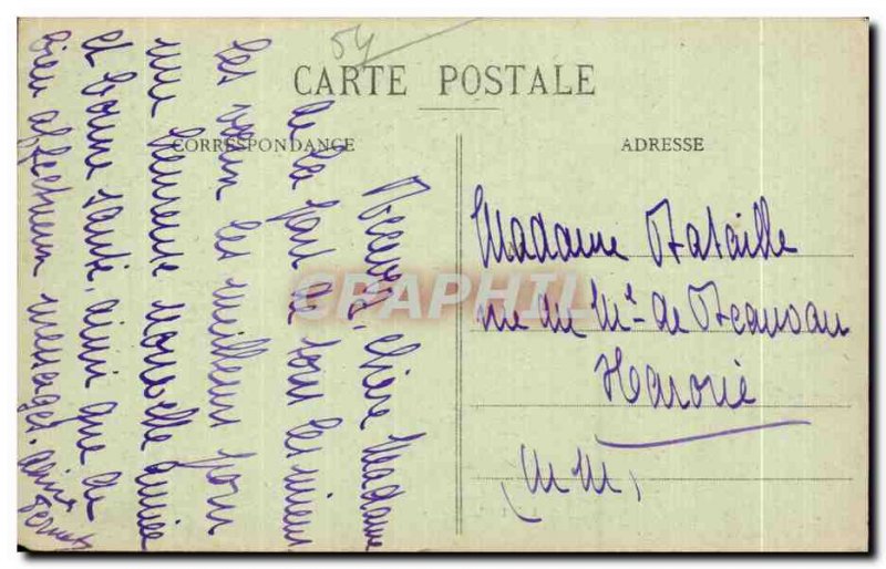 Old Postcard Luneville Chateau