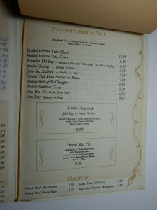 Vintage 60s Ed's Steak House Restaurant Menu Bedford Pennsylvania